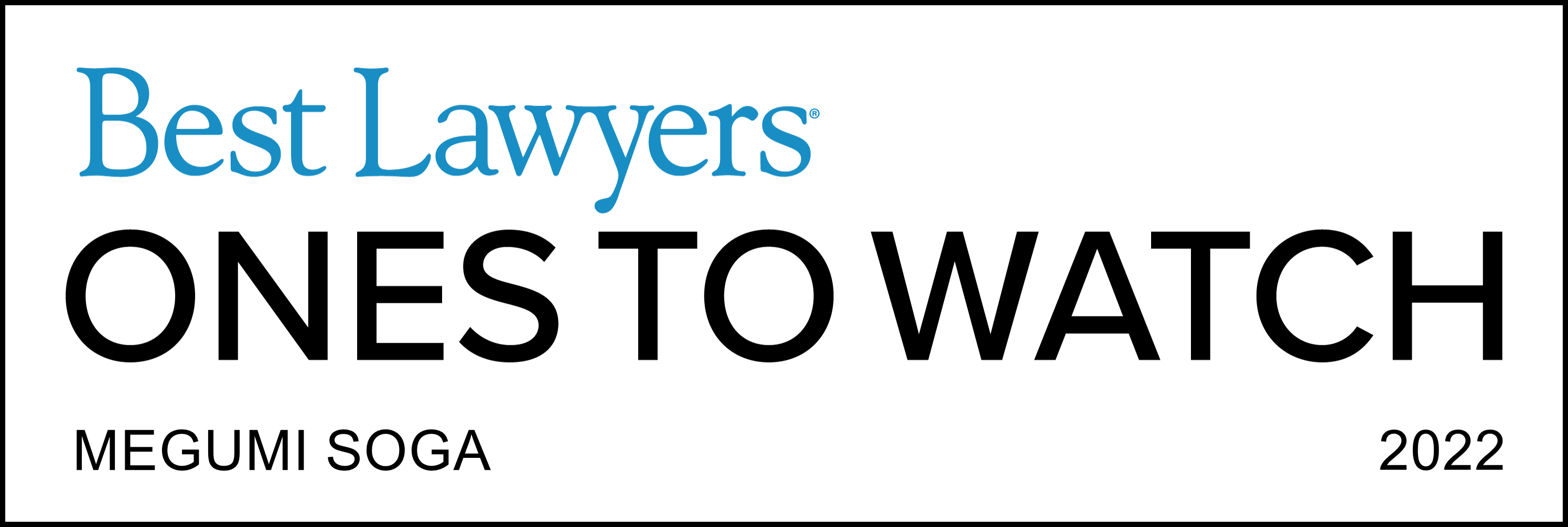 Best Lawyers Ones to Watch 2022